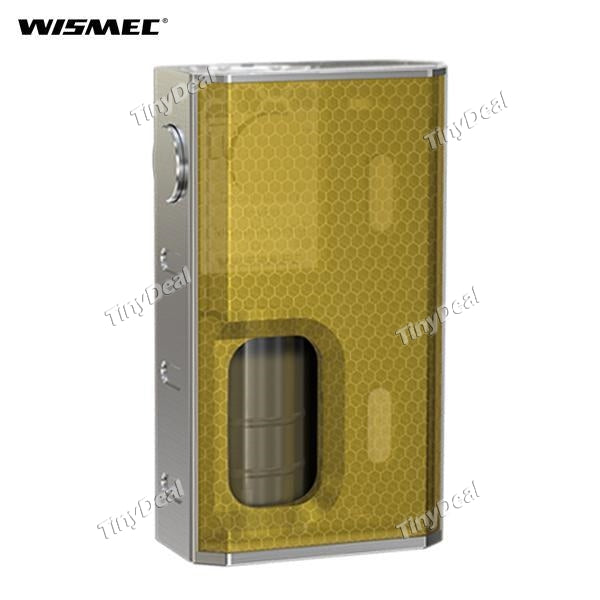 Authentic Wismec Luxotic 100W 7.5ML Squonker Bottom Feeding Box Mod - Yellow