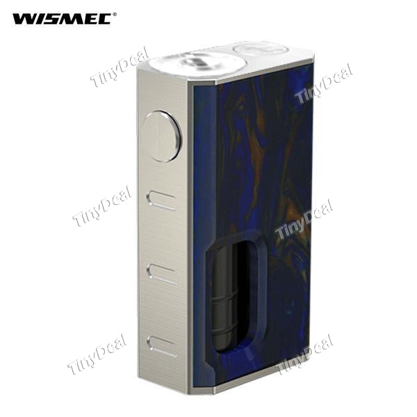 Authentic Wismec Luxotic 100W 7.5ML Squonker Bottom Feeding Box Mod - Swirled Metallic Resin
