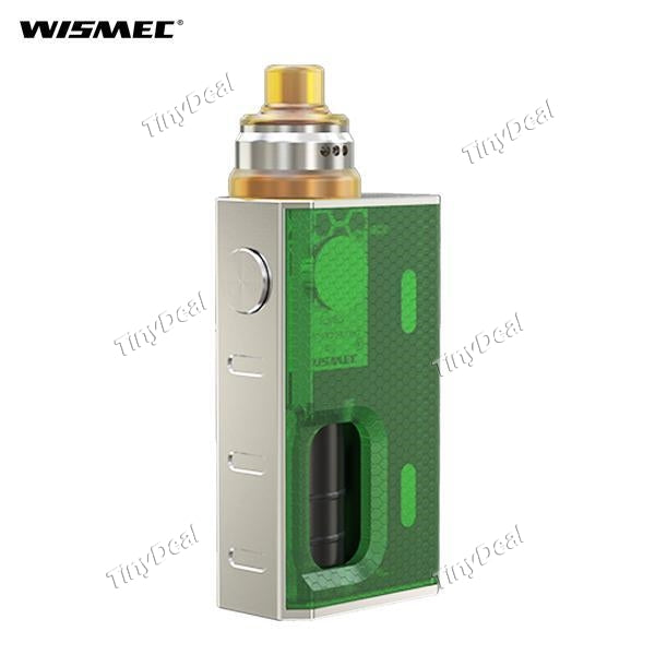 Authentic Wismec Luxotic 100W 7.5ML Squonker Box Mod + Tobhino BF RDA Kit - Greenery