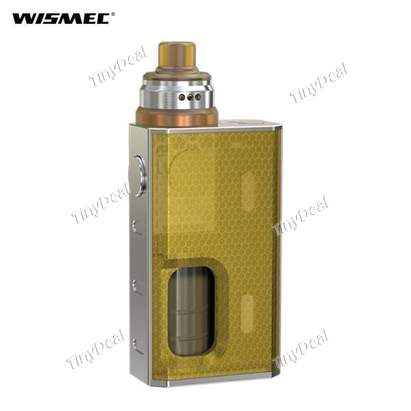Authentic Wismec Luxotic 100W 7.5ML Squonker Box Mod + Tobhino BF RDA Kit - Yellow