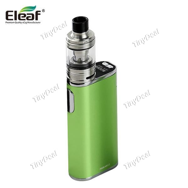 Authentic Eleaf iStick MELO VW Box Mod w/ 2ML MELO 4 Tank Atomizer Kit - Greenery