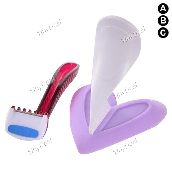 Women's Bikini Shaving Stencil Privates Shaver Pubic Secret Intimate Hair Razor Sensitive Area Intimate Shaping Tool Kit