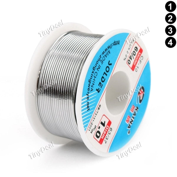 High-purity Disposable Tin Wire Lead Free Solder Wire 60/40 100g 0.5mm 0.6mm 0.8mm 1mm Flux Rosin Core Solder Wire