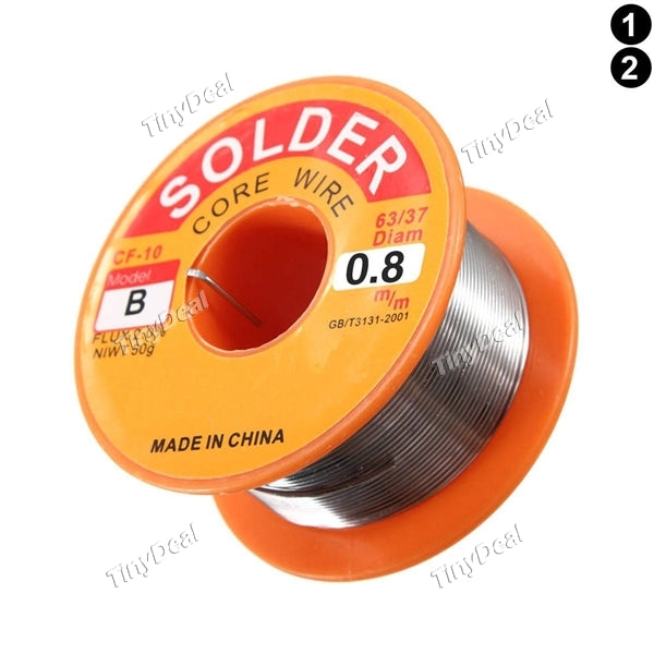 Lead Free Solder Wire 50g 0.6mm 0.8mm Flux Rosin Core Solder Wire