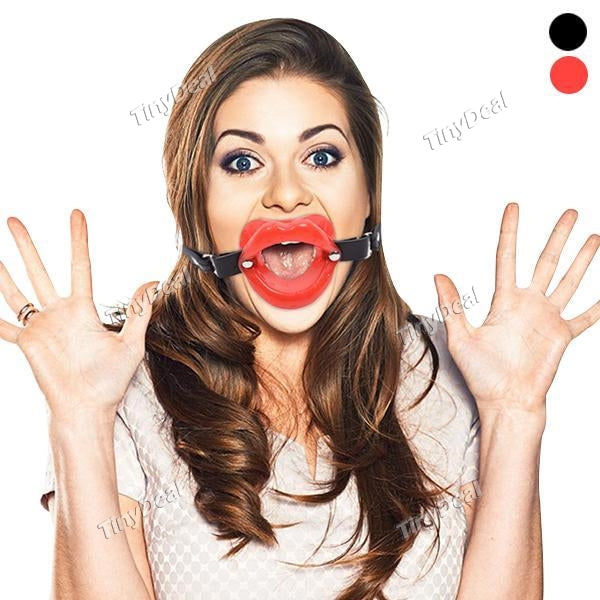 Forced Mouth Opening Device for Adult Games Silicone Oral Big Mouth Toy Exercise Smile Mouth Maker