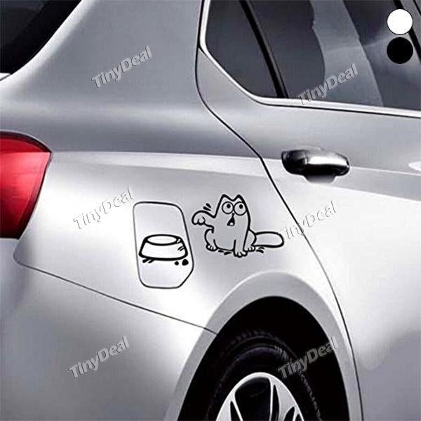 Simon's Cat Decal Hungry "Feed Me" Car Vinyl Decal Funny Cat Car Stickers