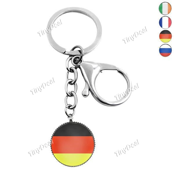 2018 Russia FIFA World Cup National Flag Football Pattern Keychain World Cup Key Ring