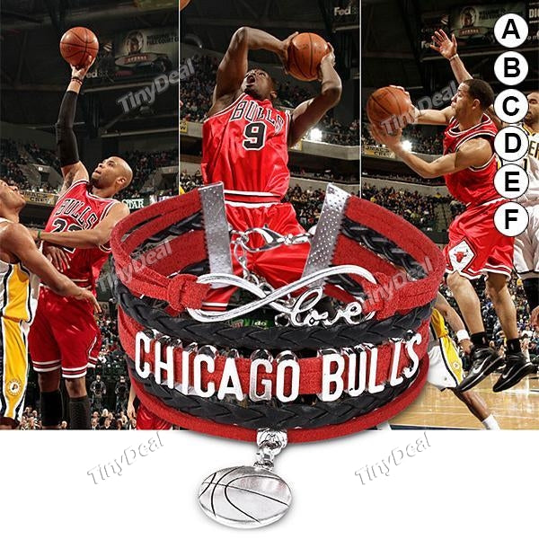 NBA Basketball Team NBA Basketball Warriors Multilayer Braided Leather Wristband Bracelet for Men Sports Fans