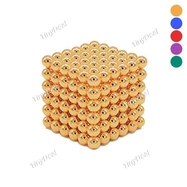 216pcs 5mm Neodymium Magnetic Magic Cube Balls Spheres Beads Magnet Blocks Puzzle Neo Cube
