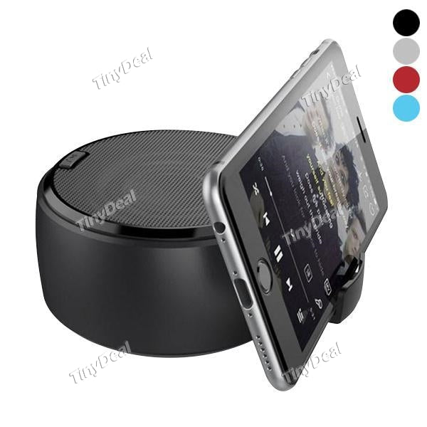 BG-1 Portable 3.5mm Aux-in Mini Wireless Speaker 3D Stereo Speaker FM Radio TF U-disk with Phone Holder