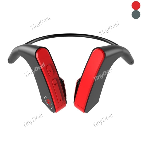 E1 Bone Conduction Headphones Bluetooth 4.1 Wireless Bass HiFi Headsets Sport Noise Cancelling Earphones with Mic Volume Control
