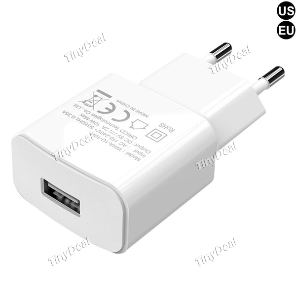 5V 2A Wall Charger Universal White USB Plug Power Adapter for iPhone Samsung Xiaomi Huawei