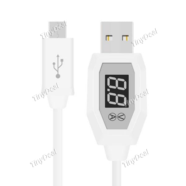 USB Cable LED Digital Current Voltage LCD Display Protector Sync Data Cable for Samsung Huawei Xiaomi