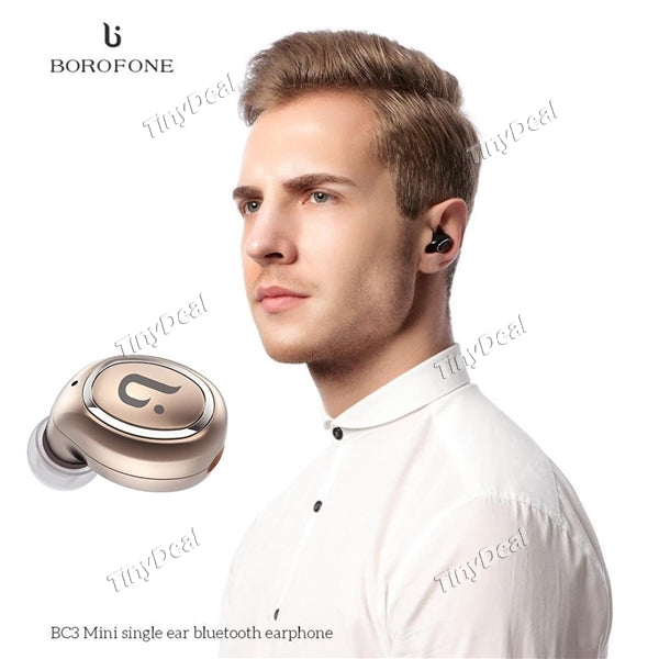 BOROFONE BC3 Wireless Invisible Mini Headphone V4.1 Hands-free Stereo Noise Reduction In-Ear Earphone