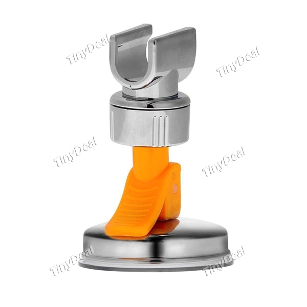 Bathroom Strong Suction Cup Shower Head Holder 360° Rotatable Shower Head Stand Bracket Suitable Most of Shower Head