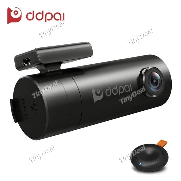 DDPai mini Wi-Fi Full HD 1080P Dashcam 140 Degree Wide Angle Night-vision WDR Loop Recording Built-in Supercapacitor