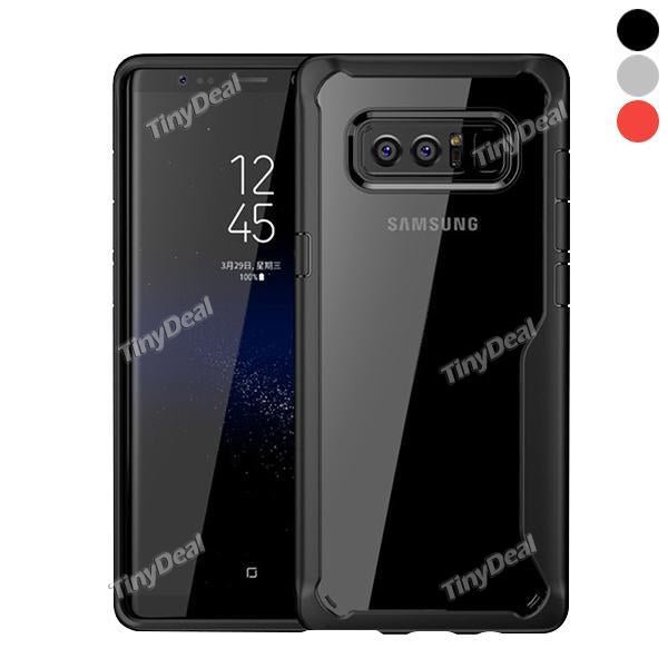 Transparent Soft TPU Anti-drop Scratch-resistant Full Protection Shockproof Back Case Cover for Samsung Galaxy Note 8