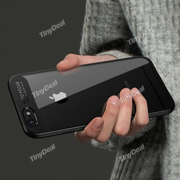 Transparent TPU Soft Anti-drop Protection Back Full Protect Cover Case for Apple iPhone 6 Plus