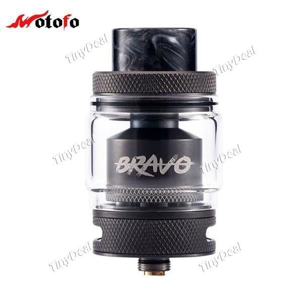 Authentic Wotofo Bravo RTA 4.5ml / 6ml 25mm Rebuildable Tank Atomizer - Gun Matel Color