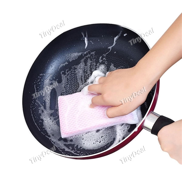 Microfiber Dish & Kitchen Sponges Dishes Washing Sponges Magic Cleaning Sponge Eraser Multipurpose Cleaner - Color Assorted