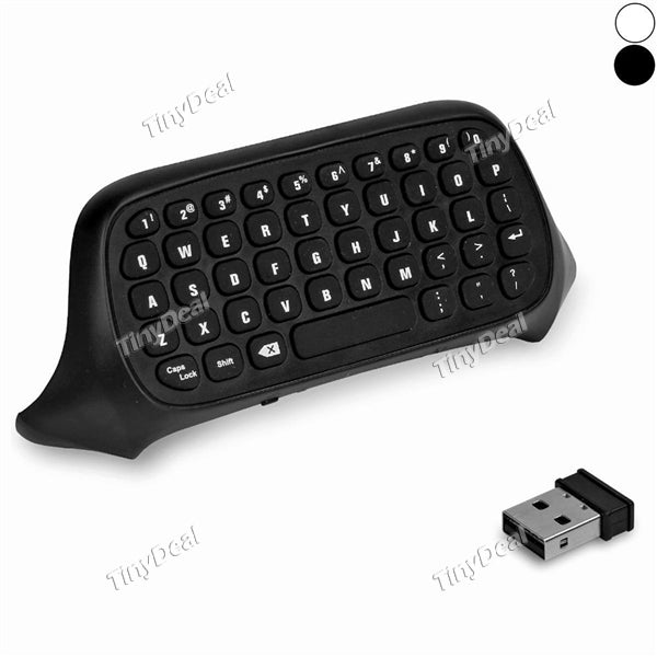 47 Keys 2.4G USB Mini Wireless Chatpad Message Keyboard Keypad for XBOX ONE Game Controller Wireless Keyboard