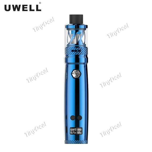 Authentic Uwell Nunchaku 80W Pen Style TC VW Starter Kit - Blue
