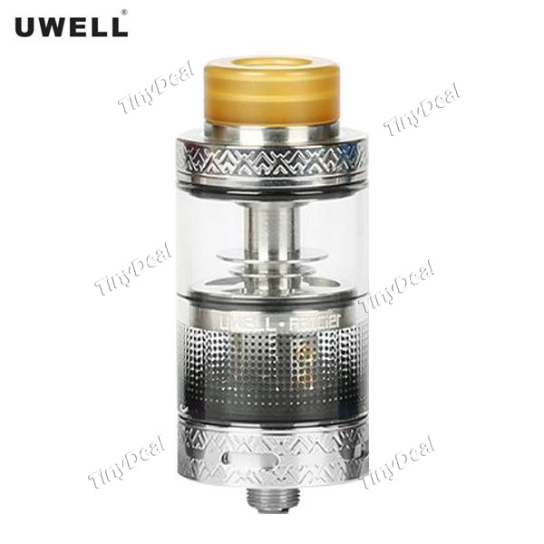 Authentic Uwell Fancier 4ML RTA / RDA 24MM Rebuildable Tank Dripping Atomizer - Silvery SS Stainless