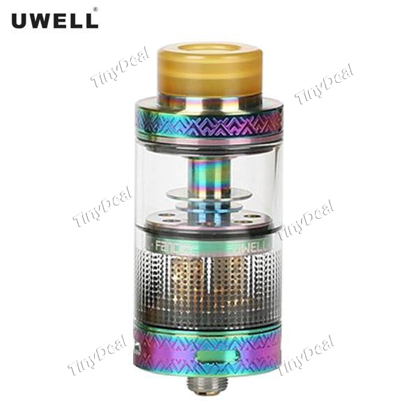 Authentic Uwell Fancier 4ML RTA / RDA 24MM Rebuildable Tank Dripping Atomizer - Iridescent Rainbow