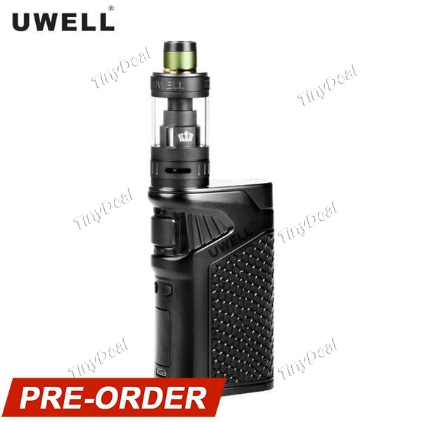 Presell Authentic UWELL Ironfist 200W Crown 3 5ML Sub-Ohm Tank Atomizer Starter Kit - Black