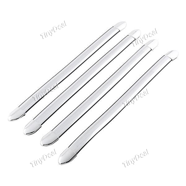 4pcs Car Anti-collision Strip Bumper Protector Car Crash Bar Anti-rub Bar Retail Bumper Crash Styling Mouldings
