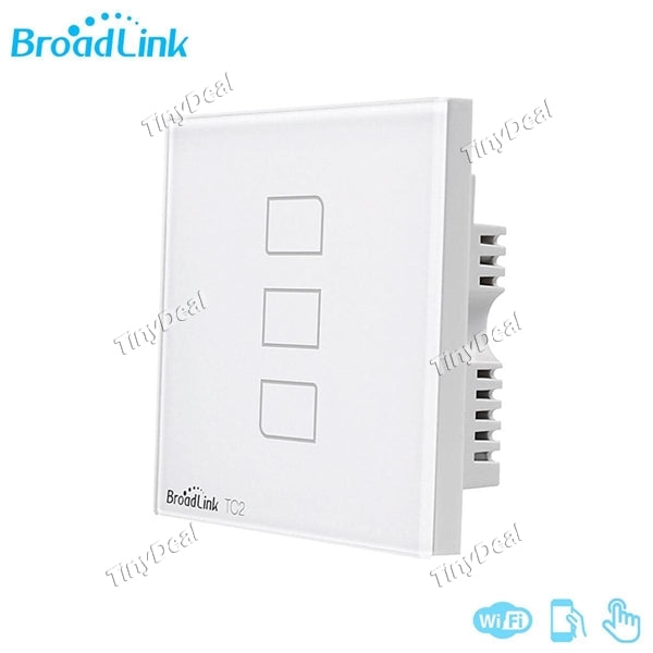 Broadlink TC2 3 Gang Smart Touch Switch Home Automation Wireless Wifi Control Lights Wall Switch