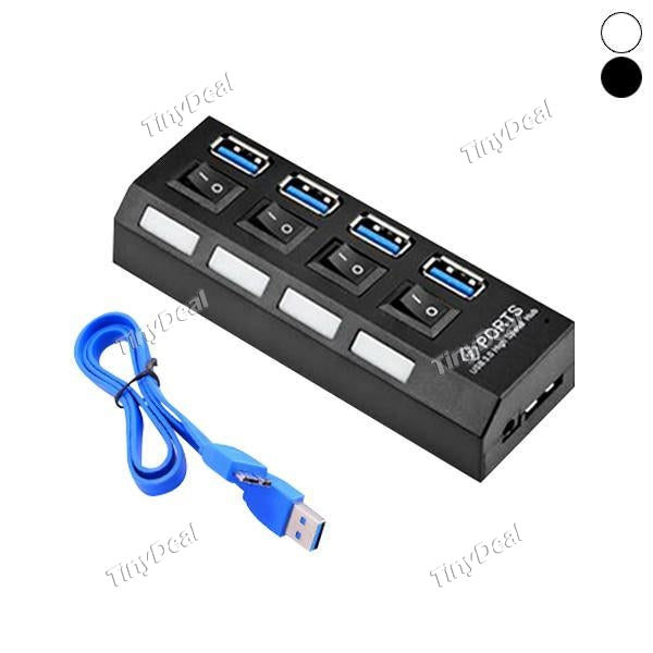 USB 3.0 HUB USB Splitter 4 Ports Super Speed Up to 5 Gbps HUB USB for Macbook Laptop