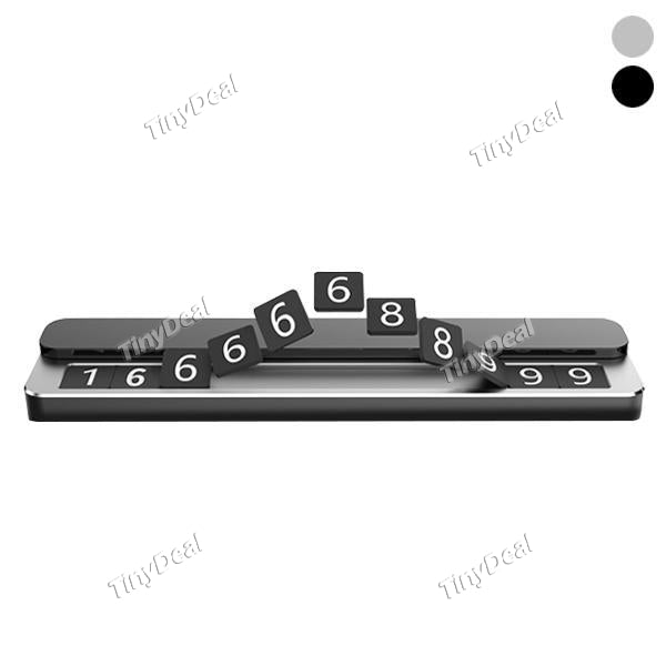 Universal Car Parking Card Stop Sign Telephone Number Card Plate Hidden Design for Mercedes Benz Land Rover