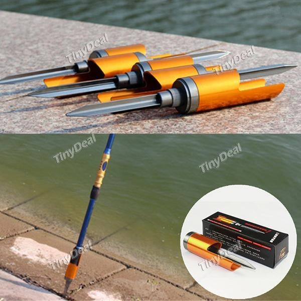 Fishing Tackles Demountable Easy-Taking for Fishing Rod Holder Three-Square Socket Field Cutting Fishing Gear