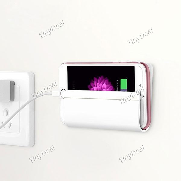 Phone Wall Charger Adapter Charge Holder Hanging Stand Bracket Universal Wall Stand Mount Charger Phone Holder