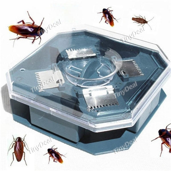Reusable Cockroach Trap Box Catcher Killer Bait Trap No Pollution Effective Bug Roach Catcher Kitchen Restaurant Essentials