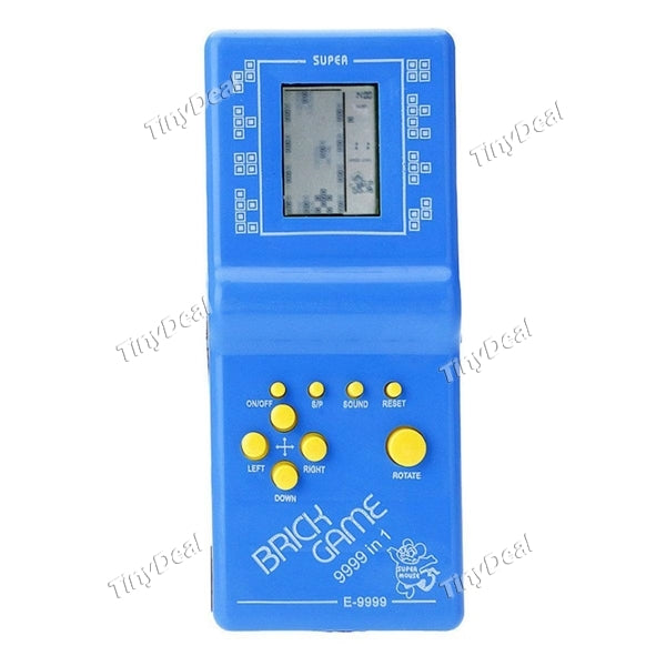 Classic Handheld Game Machine Tetris Brick Game Kids Game Machine with Game Music Playback