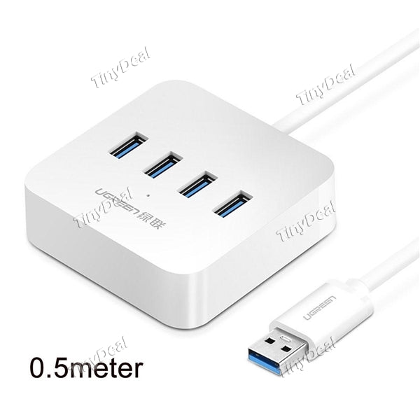 0.5M UGREEN USB 3.0 HUB 4 Ports High Speed USB Splitter for Windows Mac Linux Laptop PC