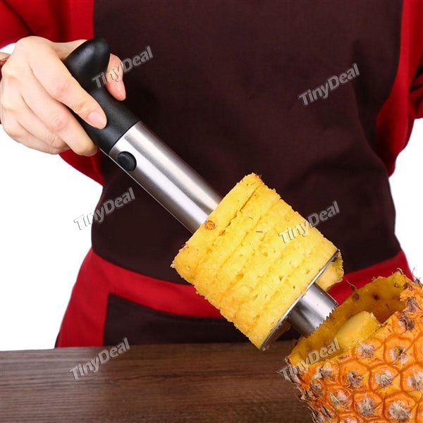 304 Stainless Steel Pineapple Slicer Peeler Corer Cutter Stem Remover