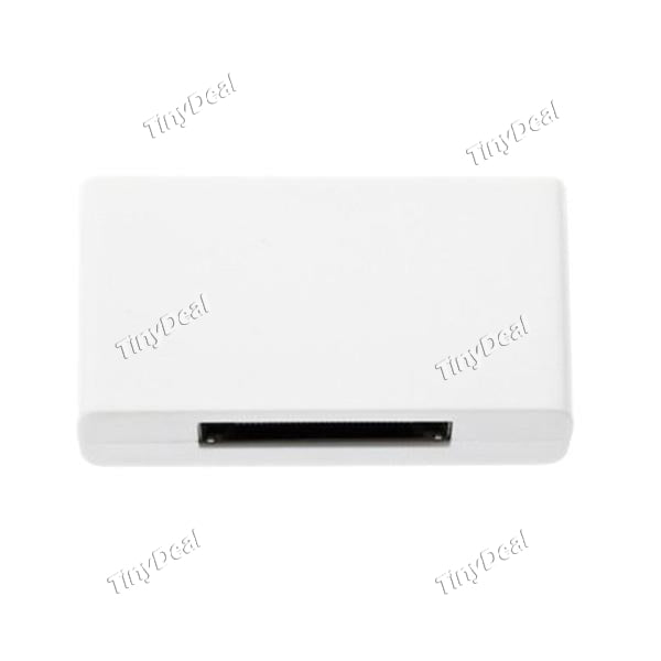 Wireless Bluetooth Music Audio Receiver Adapter with LED indicator for 30-Pin iPod/iPhone Dock Speaker