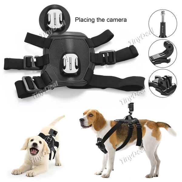Pet Dog Chest Shoulder Adjustable Strap Belt Bound Mount for Gopro Hero 4/ 3/ 2 /1