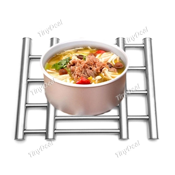 Muti-used Expandable Table Mat Stainless Trivet Pot Holder Heat Proof Mat