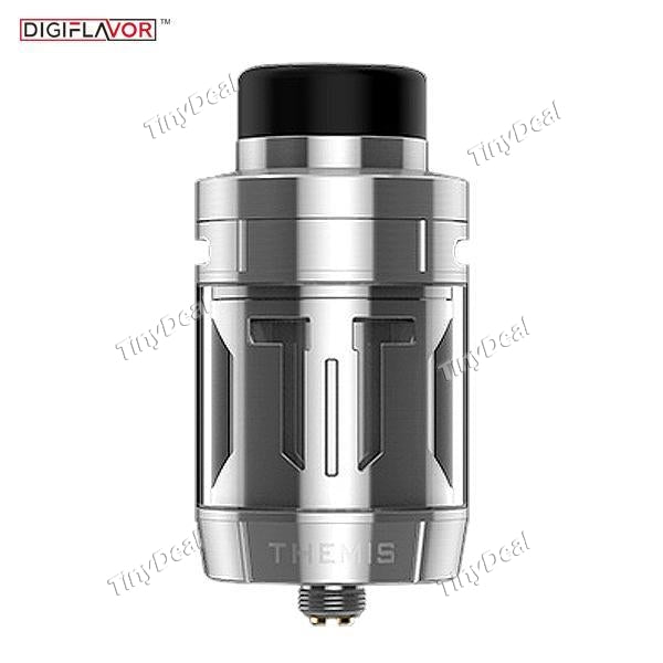 Digiflavor Themis 5ML RTA Rebuildable Tank Atomizer Postless Deck Version - Silvery SS Sainless Steel