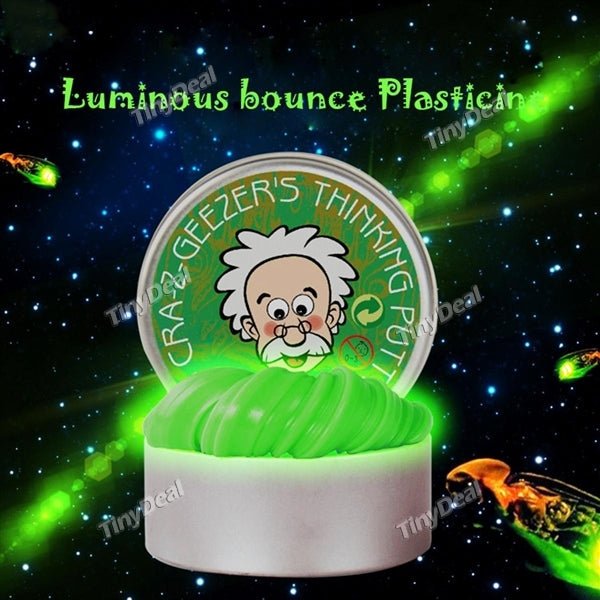 Intelligent Luminous Bounce Plasticine Slime DIY Mud Creative Stress Relief Toys for Kids Adults