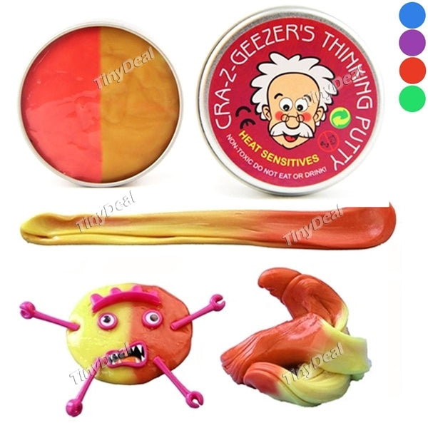 Intelligent Creative Hand Gum Temperature Change Turns Color Slime Silly Putty Plasticine Mud Doh Toys Kids Gift