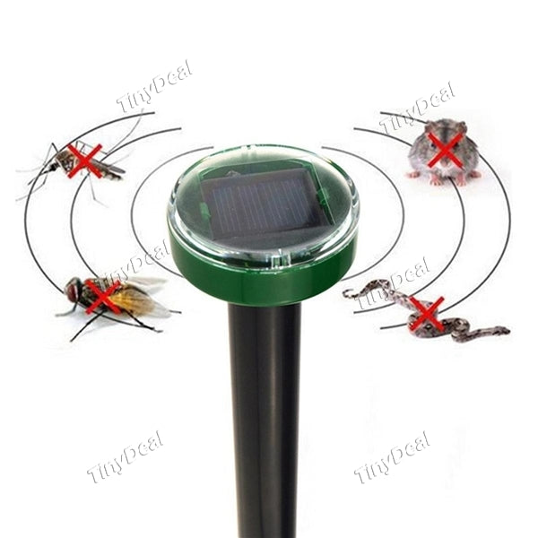 Solar Sonic Wave Mole Repeller Mole Killer Mole Trap Outdoor Pest Control for Garden Yard