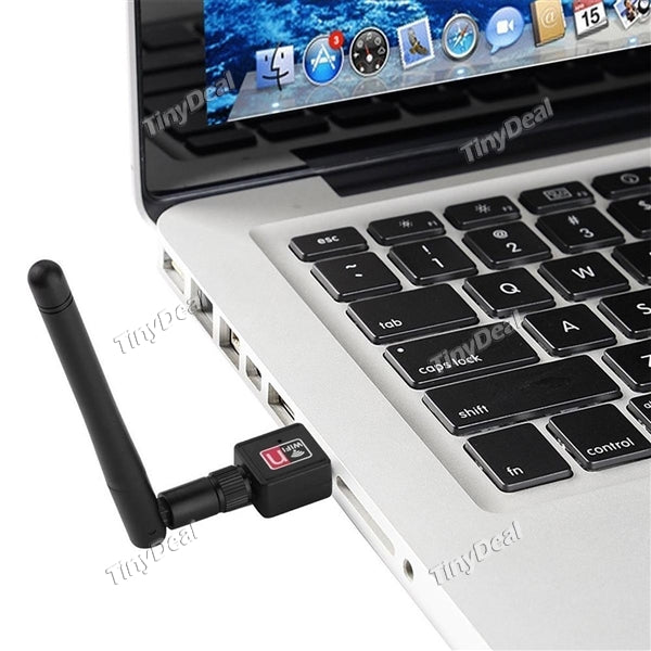 150Mbps 802.11 b/g/n USB 2.0 Mini WiFi Antenna WiFi Adapter Wireless Computer Network Card for Desktop PC Laptop