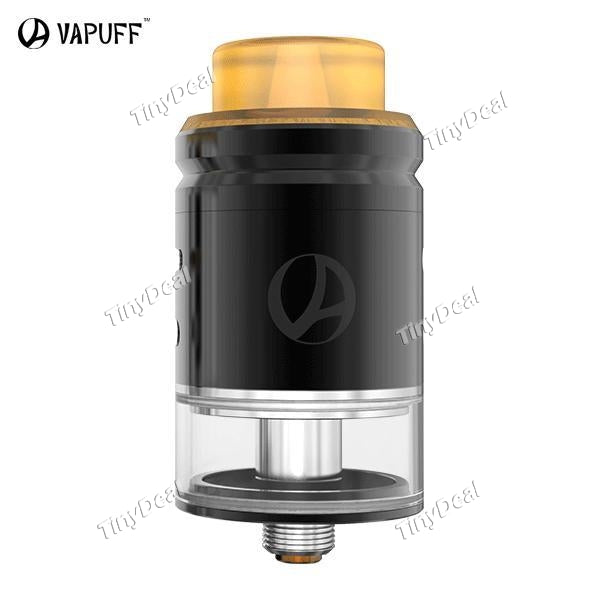 Authentic Vapuff M24 RDTA Rebuildable Dripping Tank Atomizer 24mm - Black