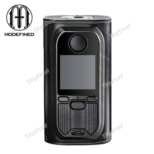 Authentic Lost Vape Modefined Lyra 200W TC VW APV Box Mod - Black-Black