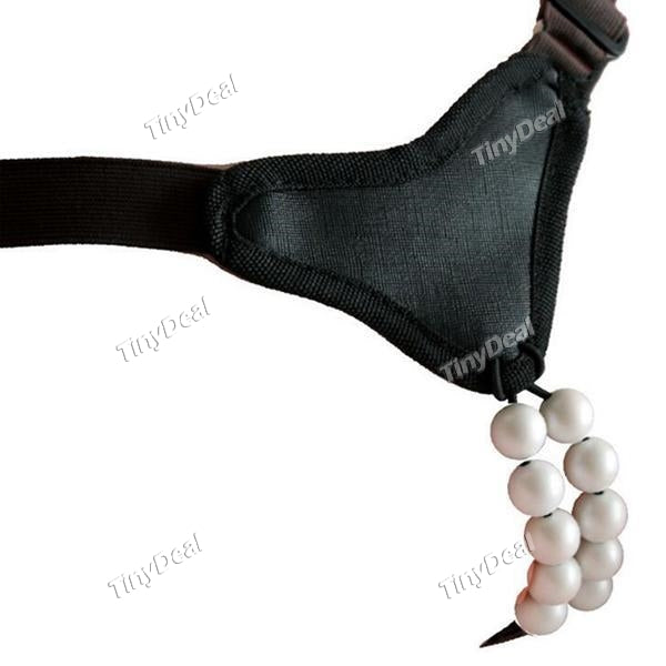 Womens Ankle Sex Toys Fantasy Beads Underwear Forced Orgasm Belt Bed Bandage Nylon Harness Body Bondage Fetish